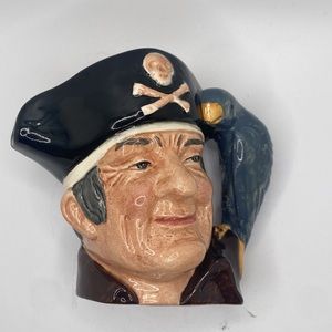 Royal Doulton 1951 4” tall Long John Silver character jug D6385